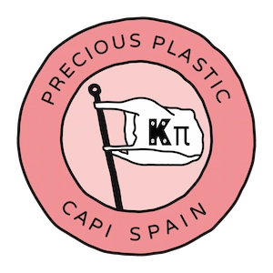 Logotipo oficial de Precious Plastic Capi Spain .