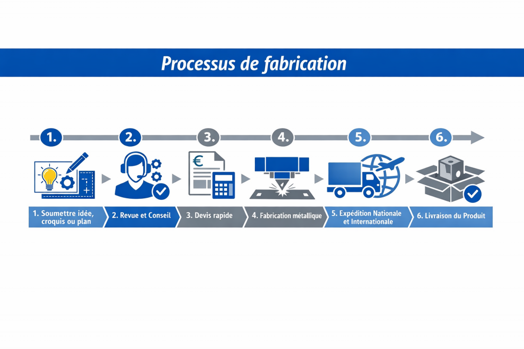Processus fabrication pieces metalliques PpCapiSpain