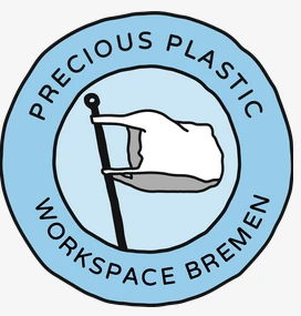 Logotipo de PRECIOUS PLASTIC WORKSPACE BREMEN, colaborador de economía circular y reciclaje de Precious Plastic Capi Spain.