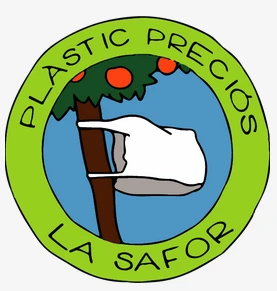 Logotipo de Plástic Precióus La Safor, colaborador de economía circular y reciclaje de Precious Plastic Capi Spain.